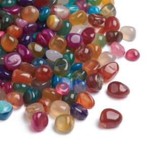 PIEDRA ROLADA DE ÁGATAS SURTIDAS (POR 100 GRAMOS)