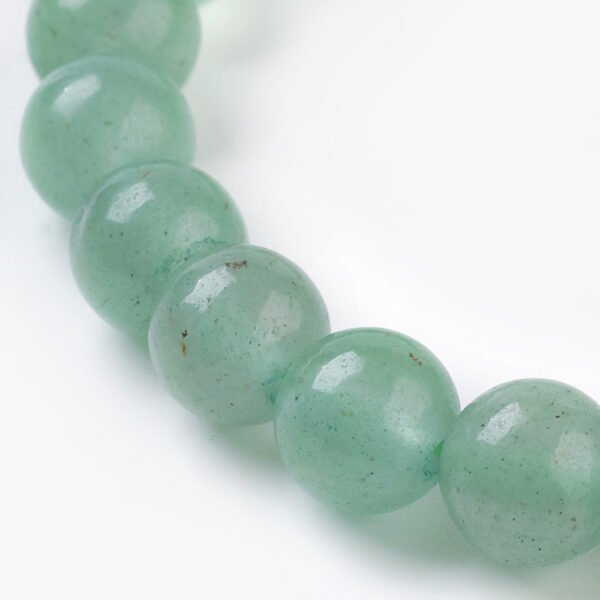 TIRA DE PIEDRA NATURAL AVENTURINA VERDE 6MM (CORTA) - Imagen 2