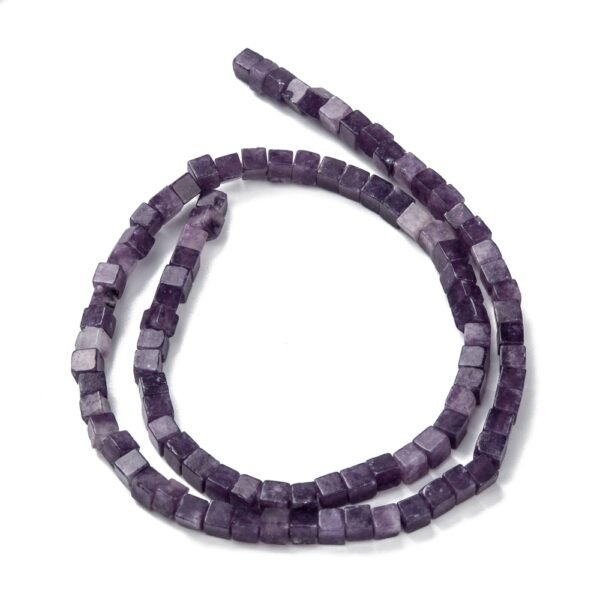 TIRA DE PIEDRA NATURAL CUBICA JADE LILA - Imagen 3