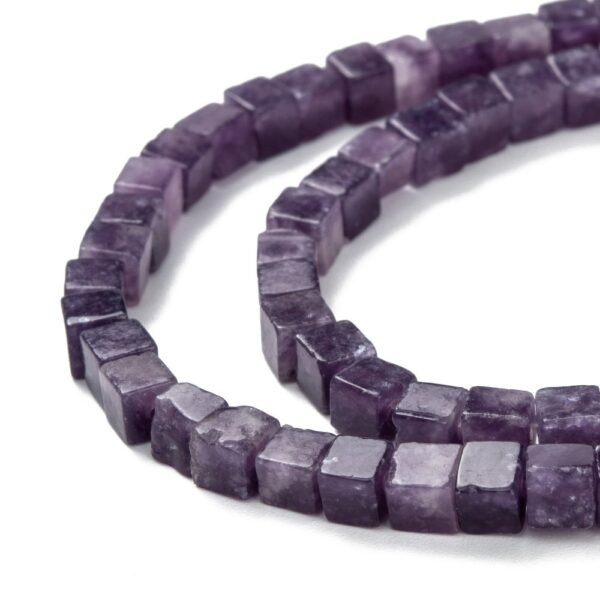 TIRA DE PIEDRA NATURAL CUBICA JADE LILA - Imagen 2
