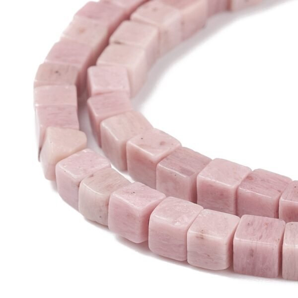TIRA DE PIEDRA NATURAL CUBICA RODONITA ROSA - Imagen 3