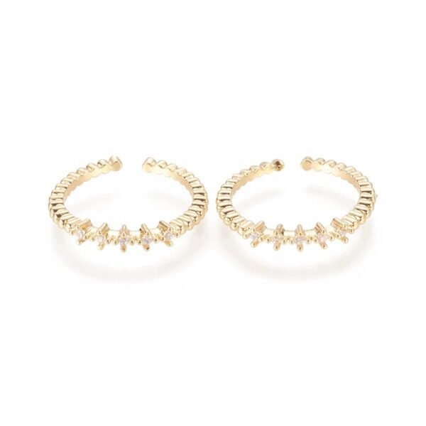 Anillo goldfilled oro 18k microcircones
