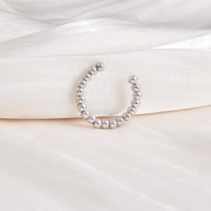 Anillo ajustable de plata 925 bañado en rodio