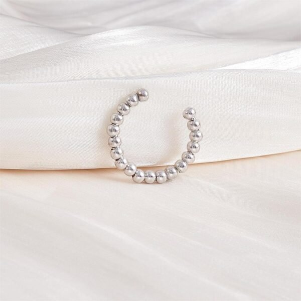 Anillo ajustable de plata 925 bañado en rodio