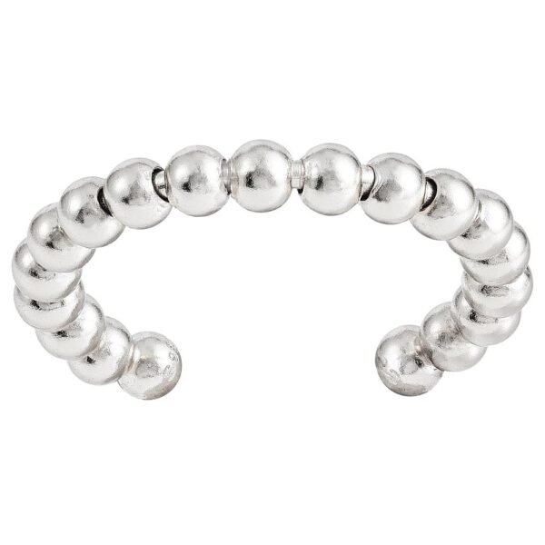 Anillo ajustable de plata 925 bañado en rodio - Imagen 3