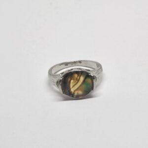 Anillo redondo nácar natural 18,5mm
