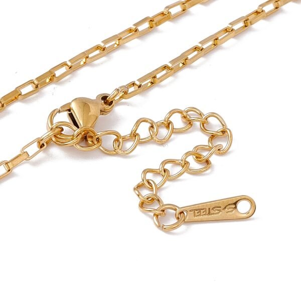 Cadena cuadrada goldfilled oro 18k - Imagen 2