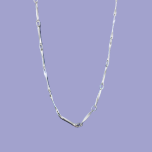 Cadenita plata 925 bañada en rodio