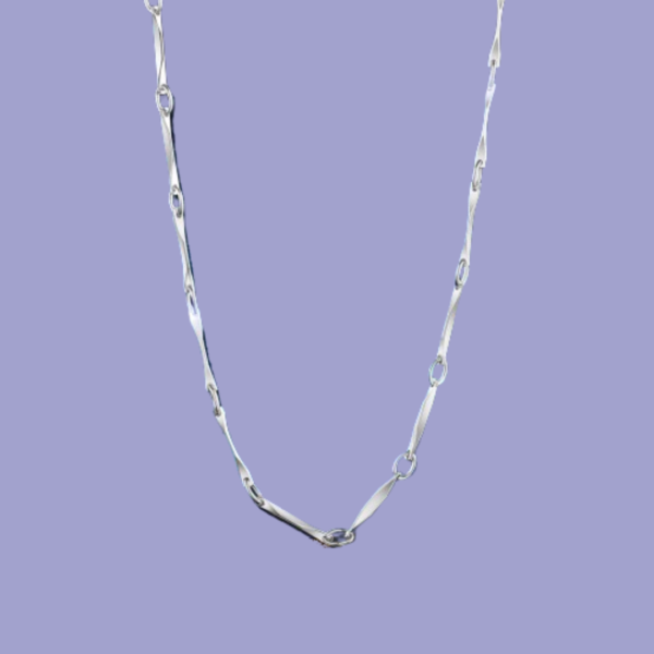 Cadenita plata 925 bañada en rodio