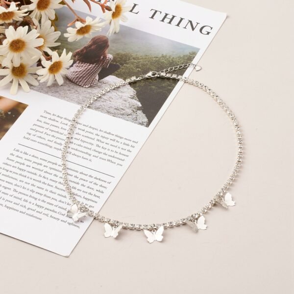 Chocker mariposas con strass - Imagen 3