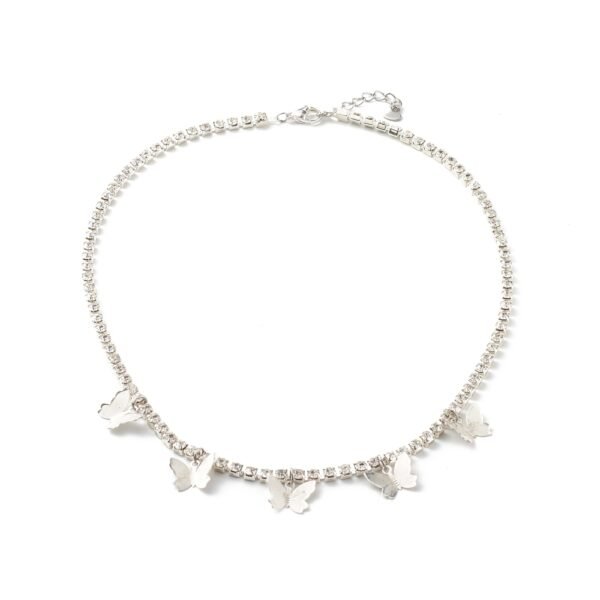 Chocker mariposas con strass