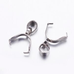 Drops de acero ganchos para dijes (pack 2 unidades)
