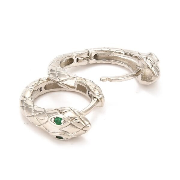 PAR DE AROS SNAKE ARGOLLAS SERPIENTES - Imagen 2