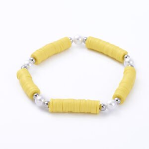 PULSERA ELASTIZADA AMARILLA