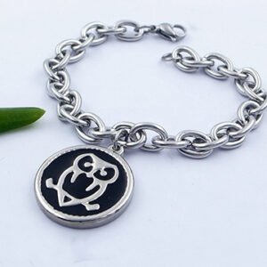 Pulsera de acero quirúrgico de buho