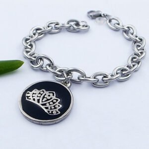Pulsera de acero quirúrgico de corona