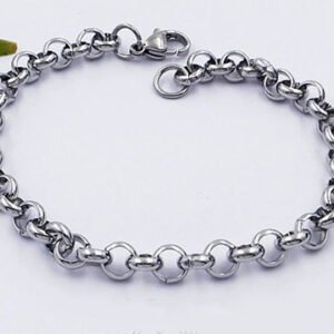 Pulsera de acero quirúrgico de rolo