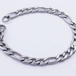 Pulsera fígaro acero quirúrgico