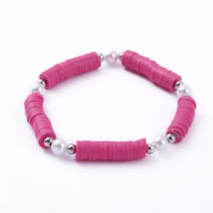 PULSERA ELASTIZADA ROSA