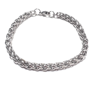 Pulsera de acero quirúrgico espiga 6mm