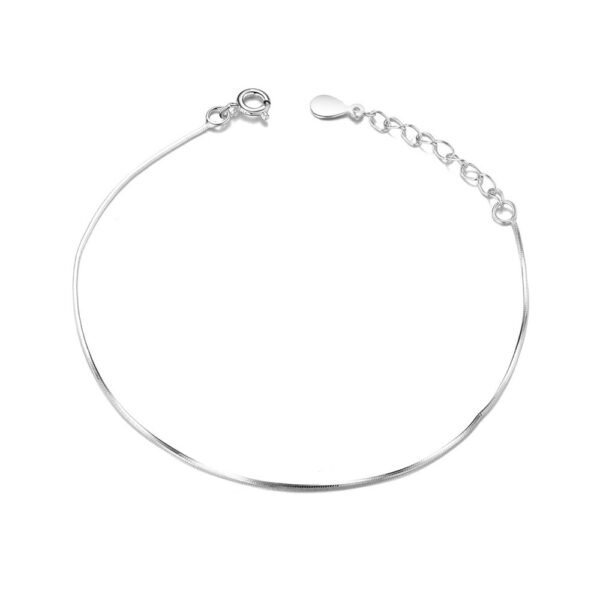Pulsera finita plata 925 bañada en rodio