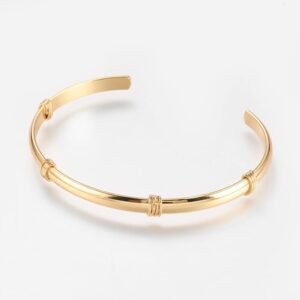 Pulsera media esclava laminada oro 18k/goldfilled