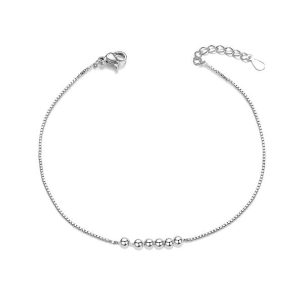 Pulsera plata 925 con bolitas