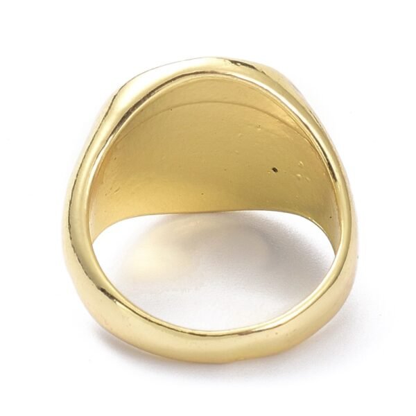 Anillo remolino esmaltado rosa - Imagen 2