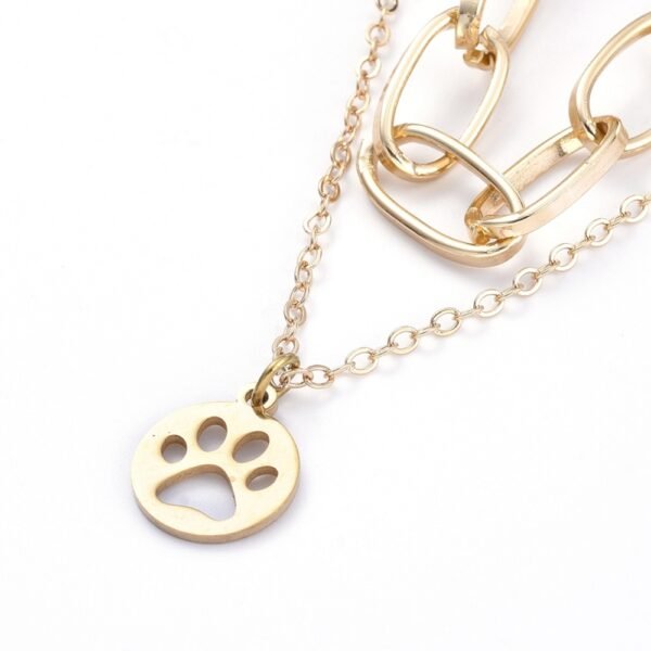 Collar doble patita perro - Imagen 2