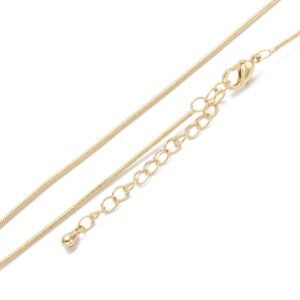 Cadena clapton laminada oro 18k/goldfilled