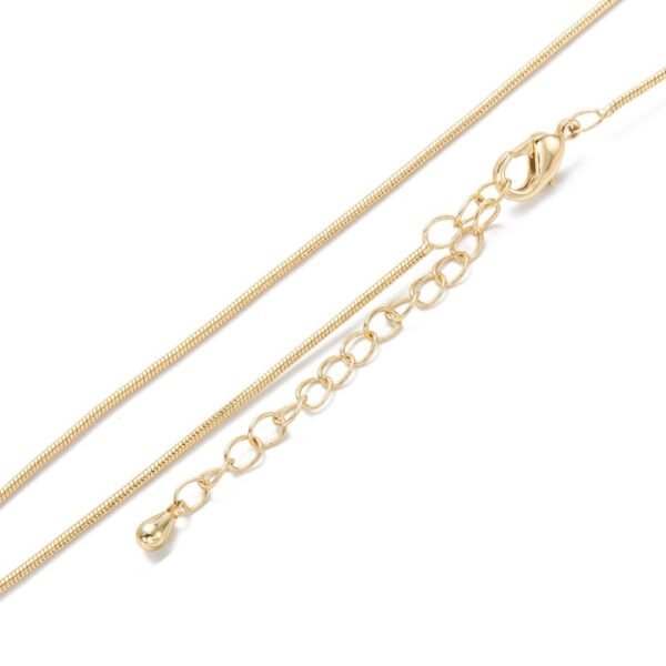 Cadena clapton laminada oro 18k/goldfilled