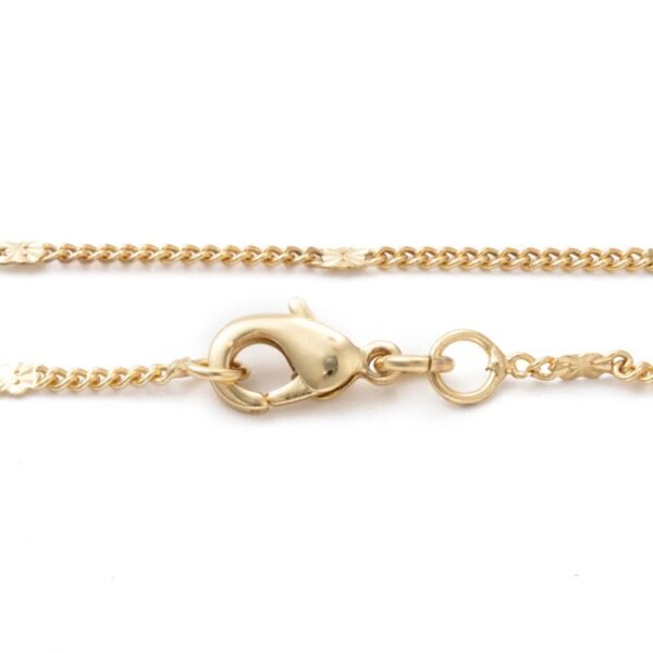 Cadenita laminada oro 24k/goldfilled - Imagen 2