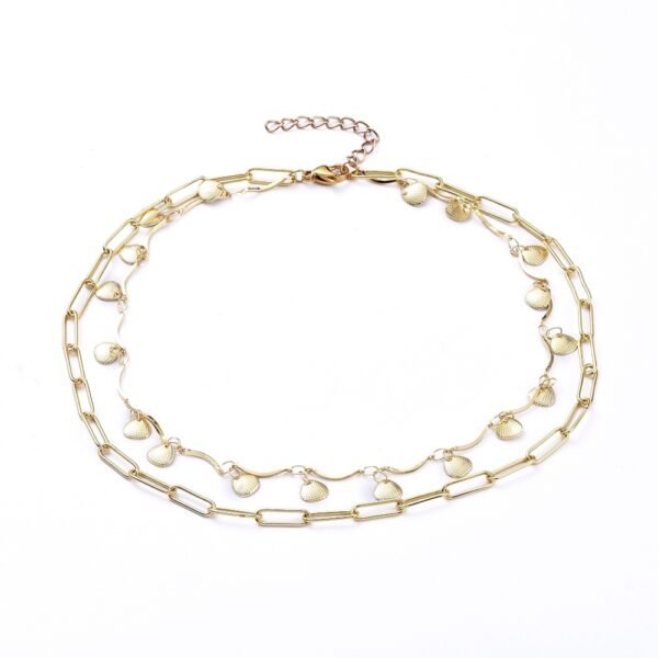 Chocker doble laminado oro 18k/goldfilled