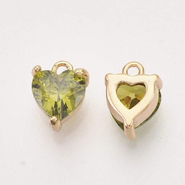 Colgante corazón laminado oro 18k/goldfilled