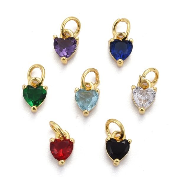 Dije pequeño corazón laminado oro 18k/goldfilled