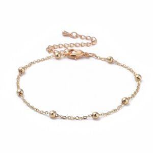 Pulsera con bolitas laminada oro 18k/goldfilled