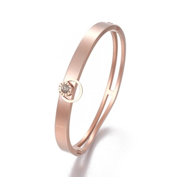 Pulsera esclava acero gold rose/dorado rosé - Imagen 2