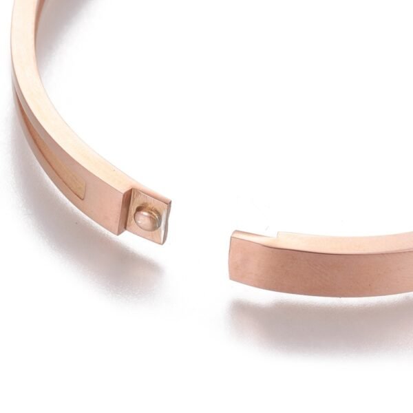 Pulsera esclava acero gold rose/dorado rosé - Imagen 3