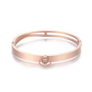 Pulsera esclava acero gold rose/dorado rosé