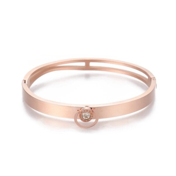 Pulsera esclava acero gold rose/dorado rosé