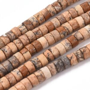 TIRA DE PIEDRA NATURAL DISCO JASPE MADERA