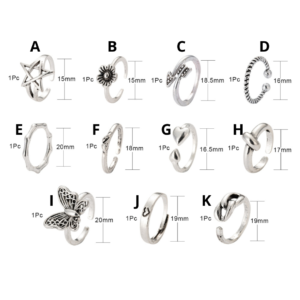 Anillo ajustable vintage