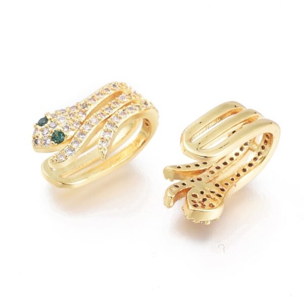 Arito cuff serpiente con microcircones