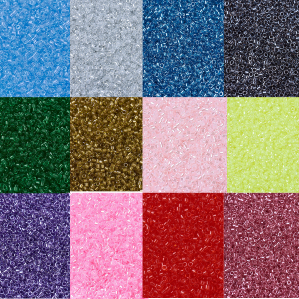 Cuentas Miyuki delica 11/0 brillantes (6,5 gramos)