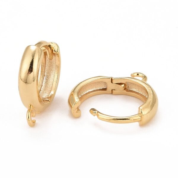 Par de brisuras goldfilled oro 24k