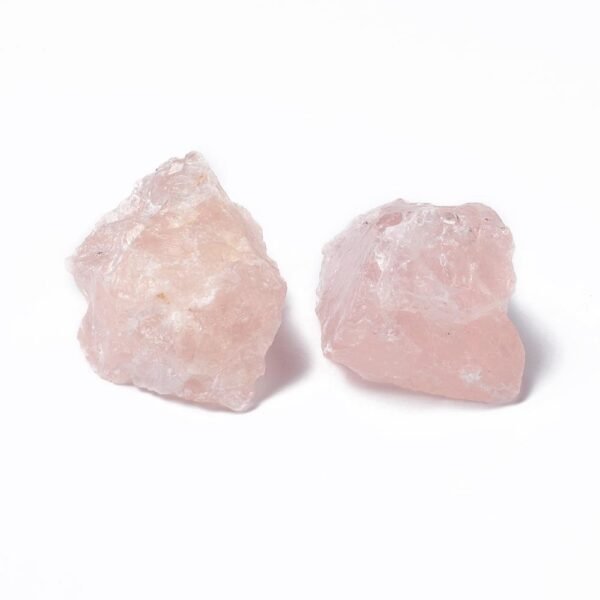 Piedra natural en bruto cuarzo rosa