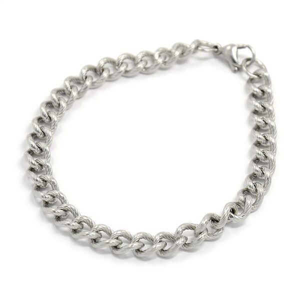 Pulsera retorcida acero quirúrgico