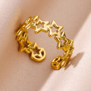 Anillo estrellas (talle 7)