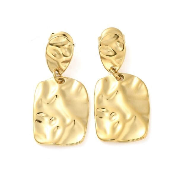 Aros ondulados laminados oro 14k/goldfilled