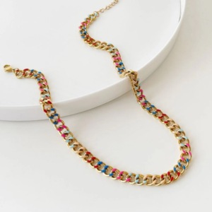 Chocker eslabones coloridos